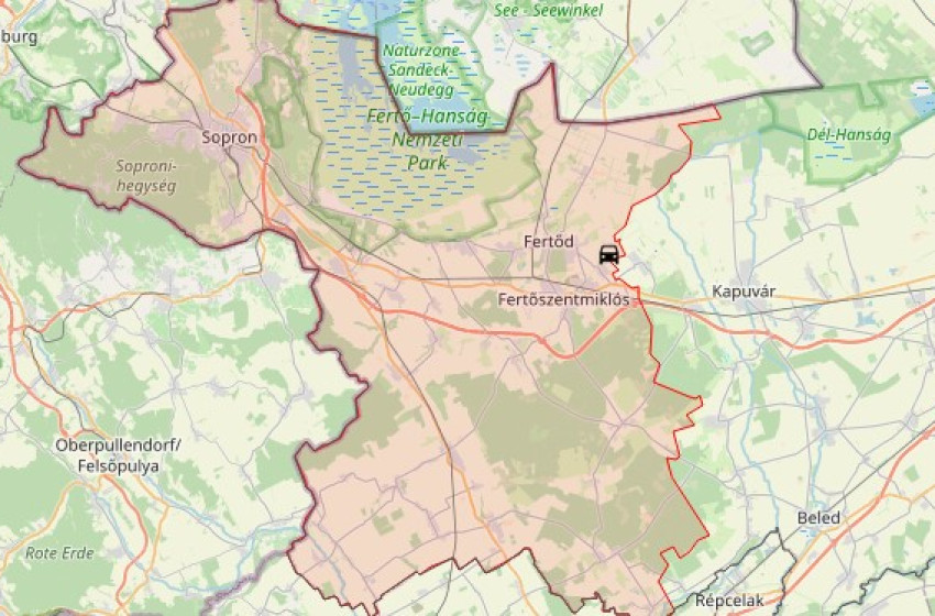 Felborult egy autó Fertőendréden